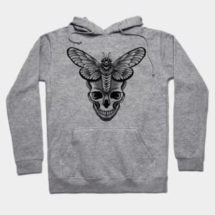 Moth Insect Scull Hoodie